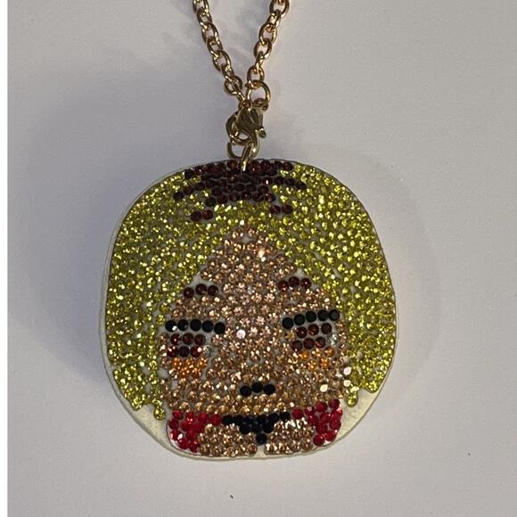 Haikyu!! Kozume Kenma Rhinestones And A Gold Chain Keyring Charm - Picture 3 of 11